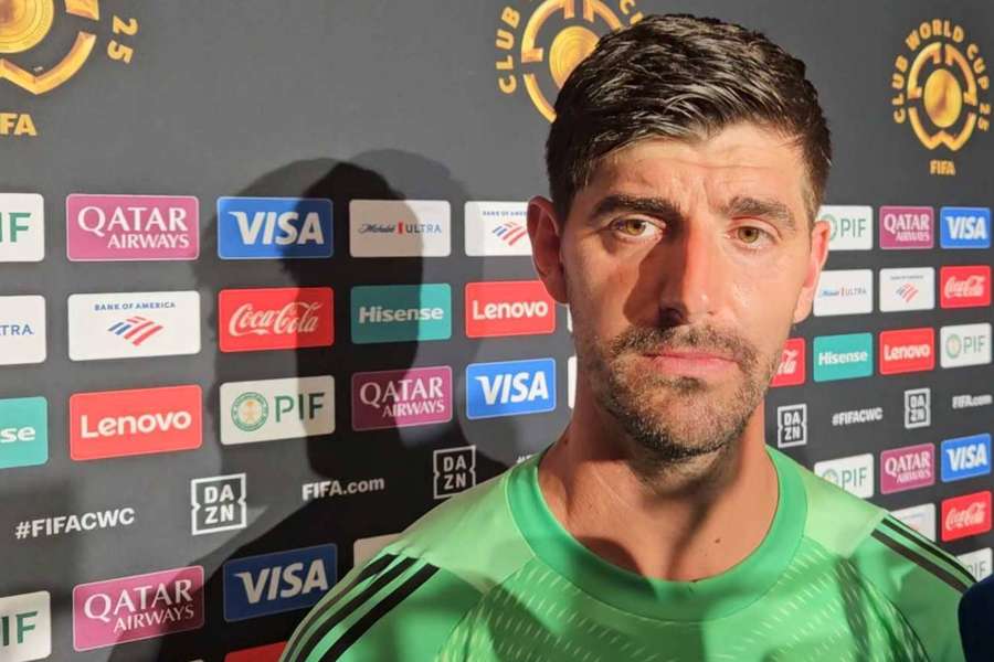 Thibaut Courtois spoke to the media on Wednesday Thibaut Courtois spoke to the media on Wednesday