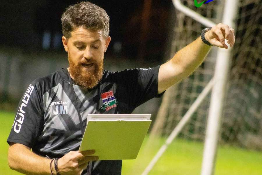 Gambia coach McKinstry