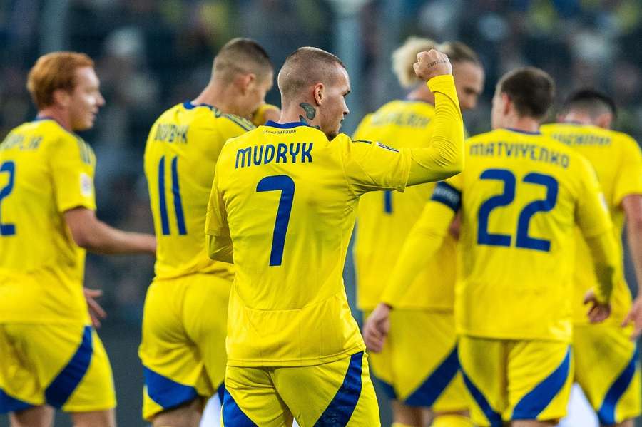 Mudryk was the match-winner for Ukraine