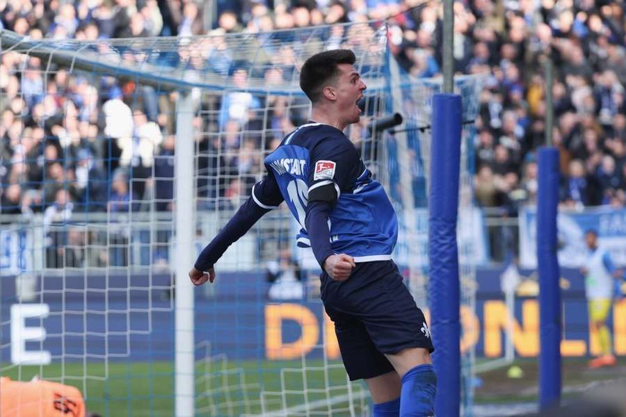 Honsak erzielte gegen die Eintracht aus Braunschweig das 1:1