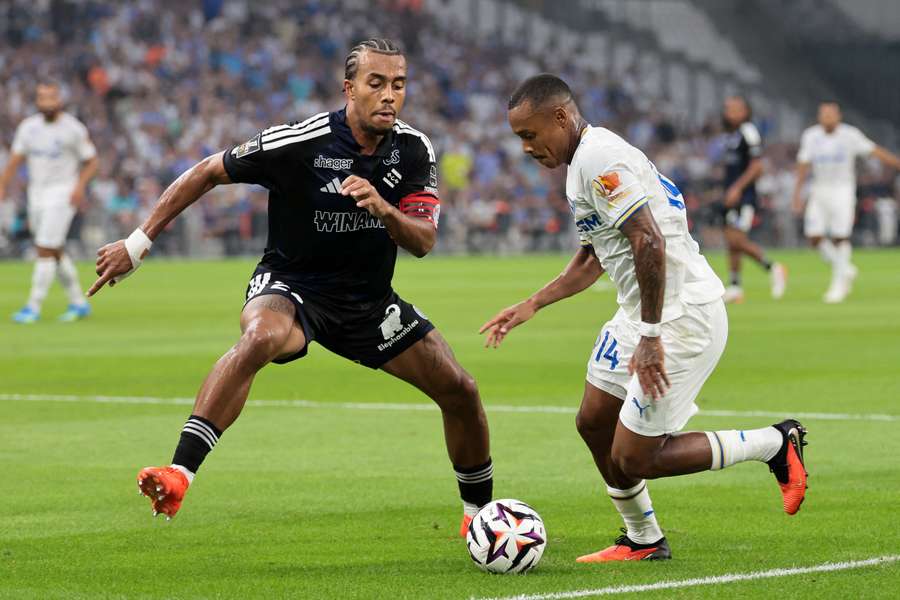 Guéla Doué face à Marseille le 21 août.