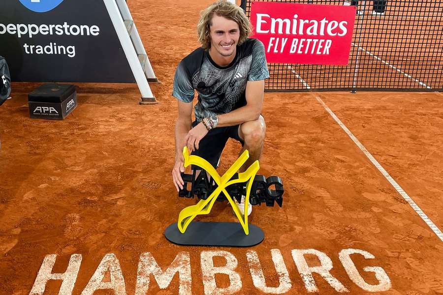 Alexander Zverev har ikke fået nok efter sin triumf i Hamborg.