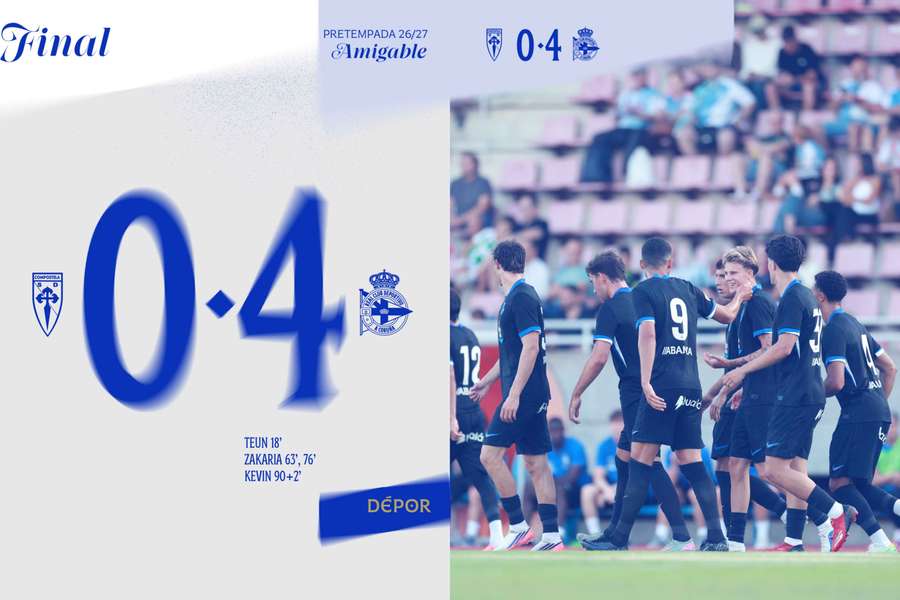 El Dépor arranca la pretemporada con un contundente triunfo en Compostela El Dépor arranca la pretemporada con un contundente triunfo en Compostela