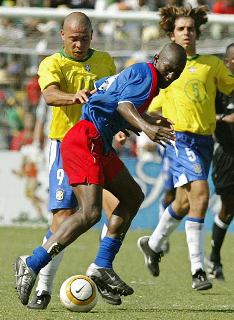 Ronaldo Fenômeno e Frantz Gilles no