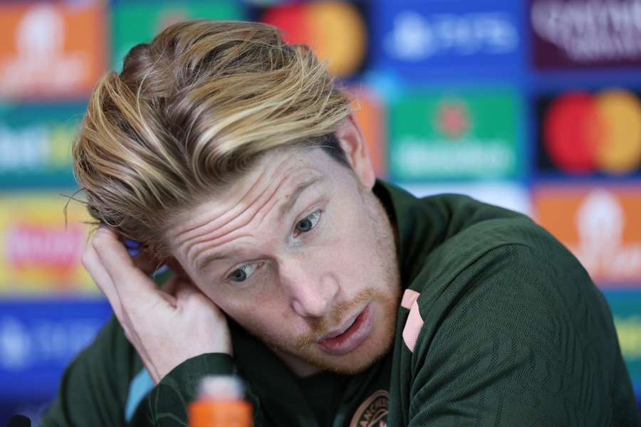 Kevin de Bruyne vor dem CL-Spiel gegen Feyenoord.