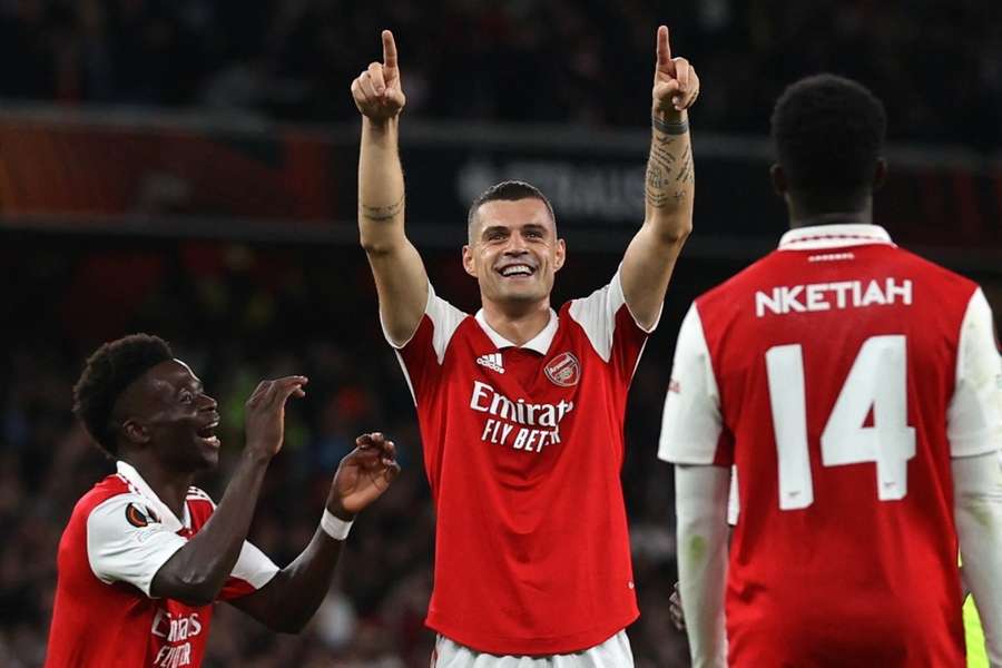 Granit Xhaka was the hero for Arsenal again