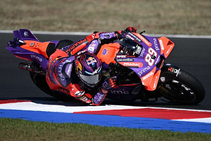 Jorge Martín foi o vencedor do sprint em Misano