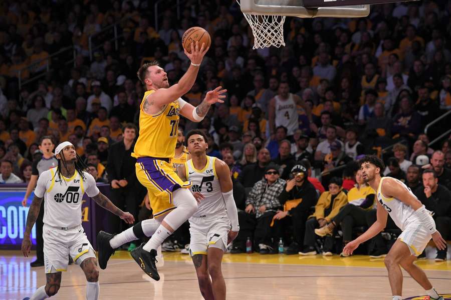 Doncic is off the mark with the Lakers