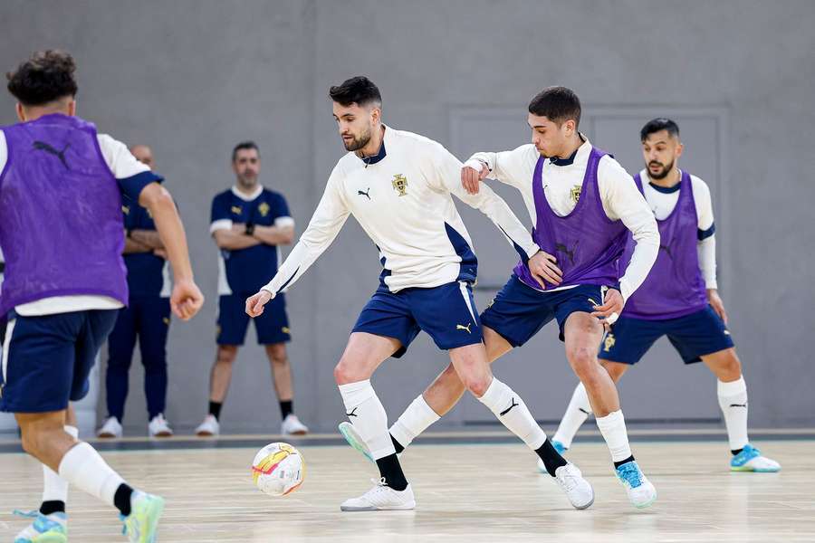 André Coelho, jogador da seleção de futsal