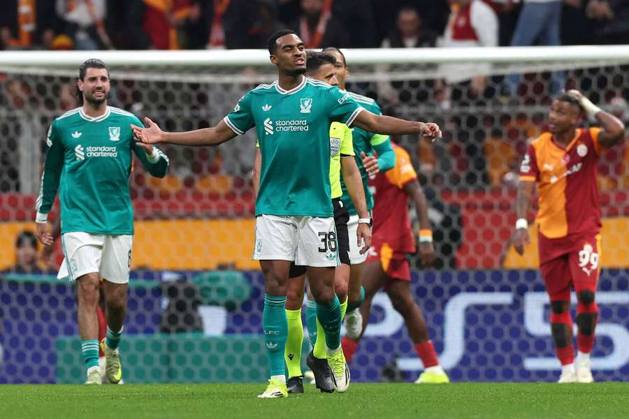 Gravenberch: Liverpool performance not good enough for Galatasaray defeat