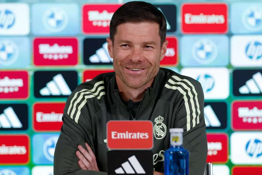 Xabi Alonso, durante la rueda de prensa previa al duelo ante la Real Sociedad
