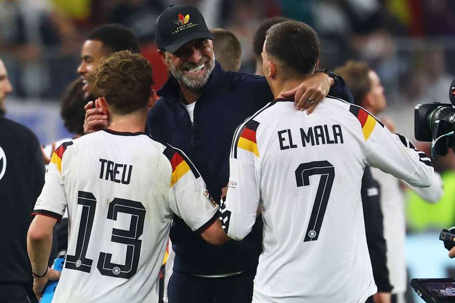 Spokojený Klopp po zápase.