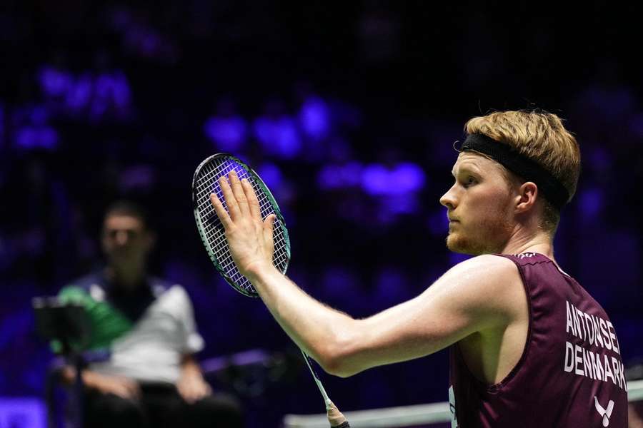 Anders Antonsen had few problems booking his ticket for the second round