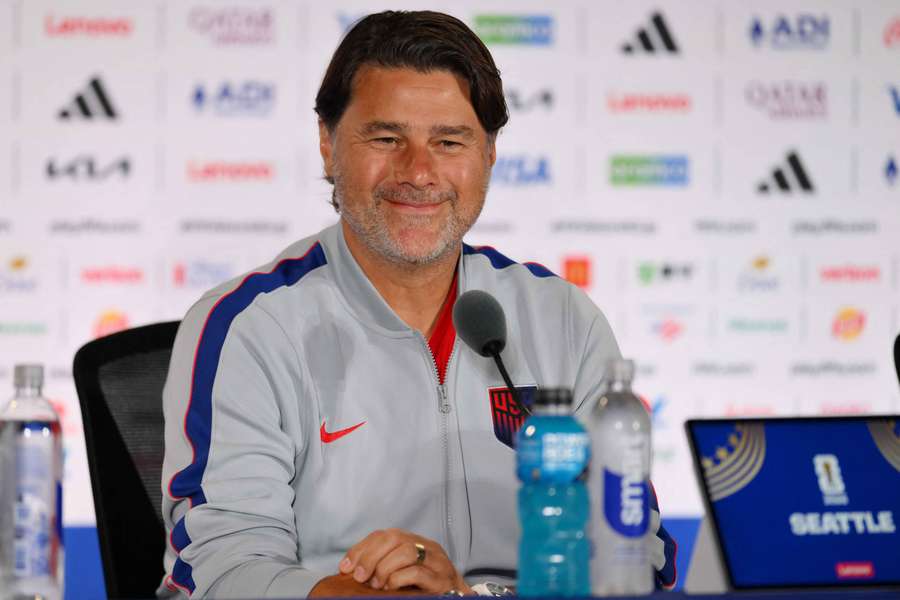 Mauricio Pochettino at the press conference Mauricio Pochettino at the press conference