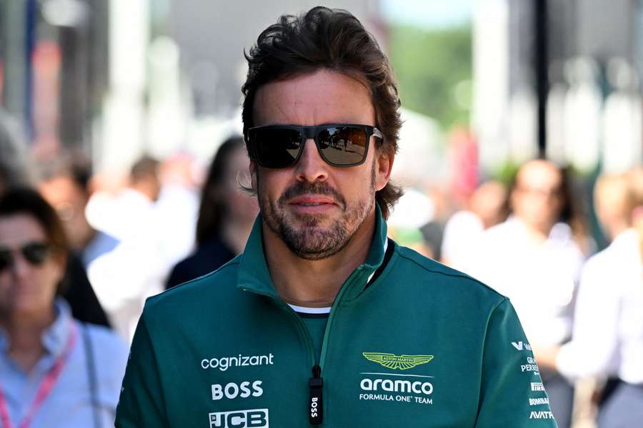 Fernando Alonso, resignado en Italia
