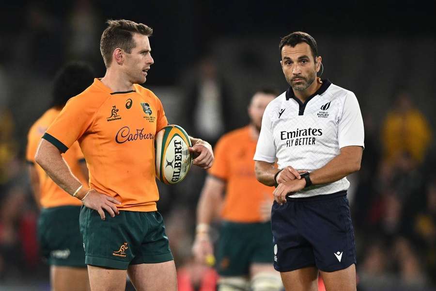 Referee Mathieu Raynal took the ball off Foley in the final moments claiming he had been time-wasting