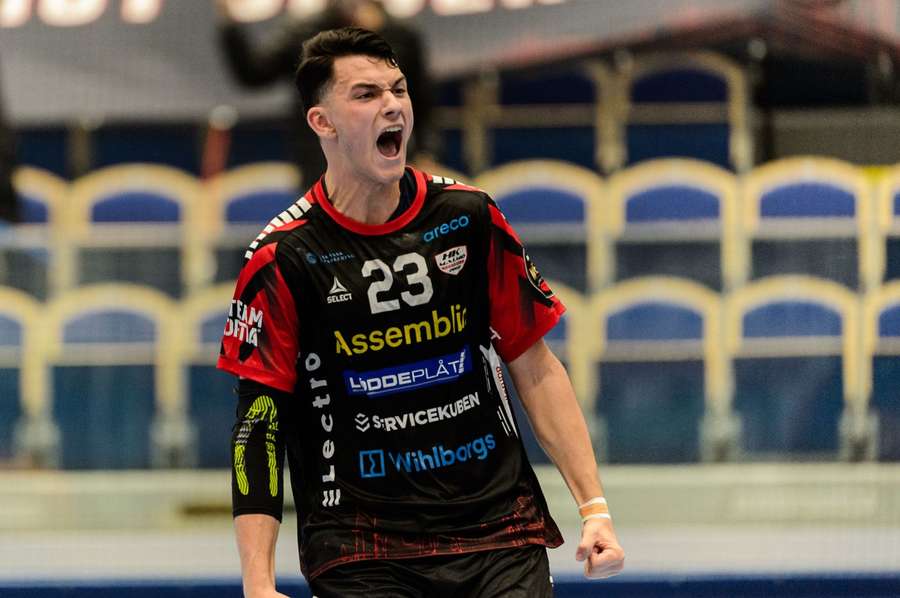 Nikola Roganovic im Trikot von Malmö.