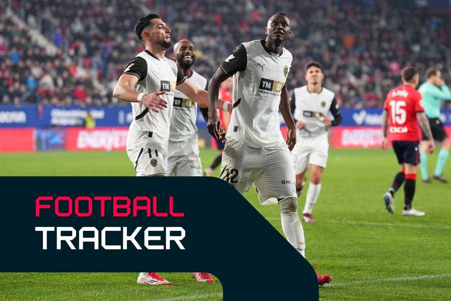 Nigerian striker Umar Sadiq was Valencia's savior away at Osasuna