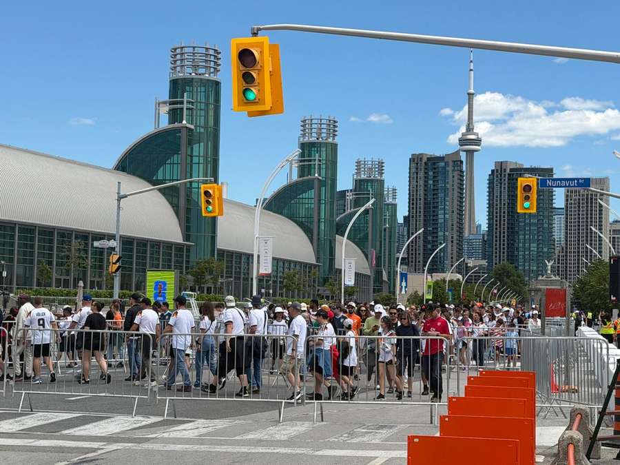 A chegada tranquila ao BMO Field A chegada tranquila ao BMO Field