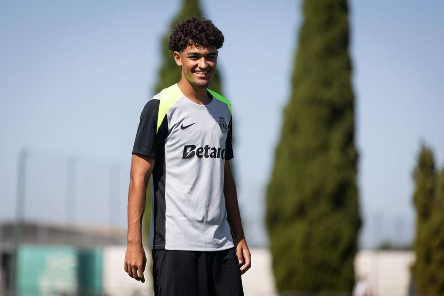 Gabriel Silva, ponta de lança da equipa B do Sporting