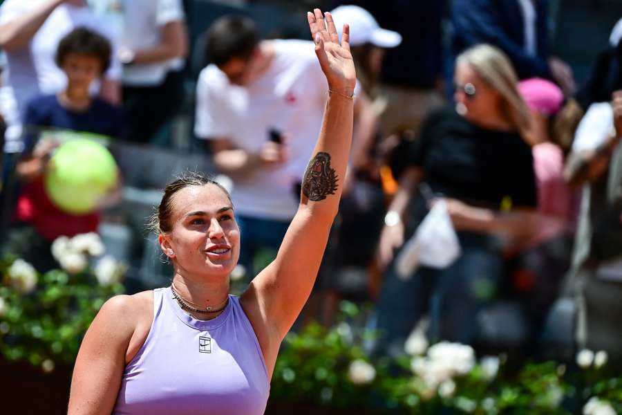 Sabalenka, en Roma