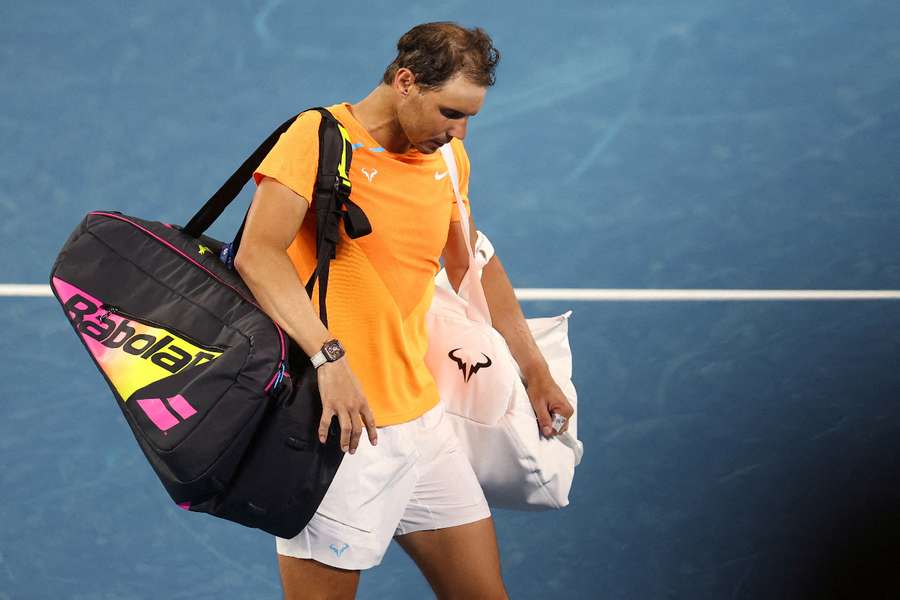 Nadal has not played since suffering an injury in Melbourne