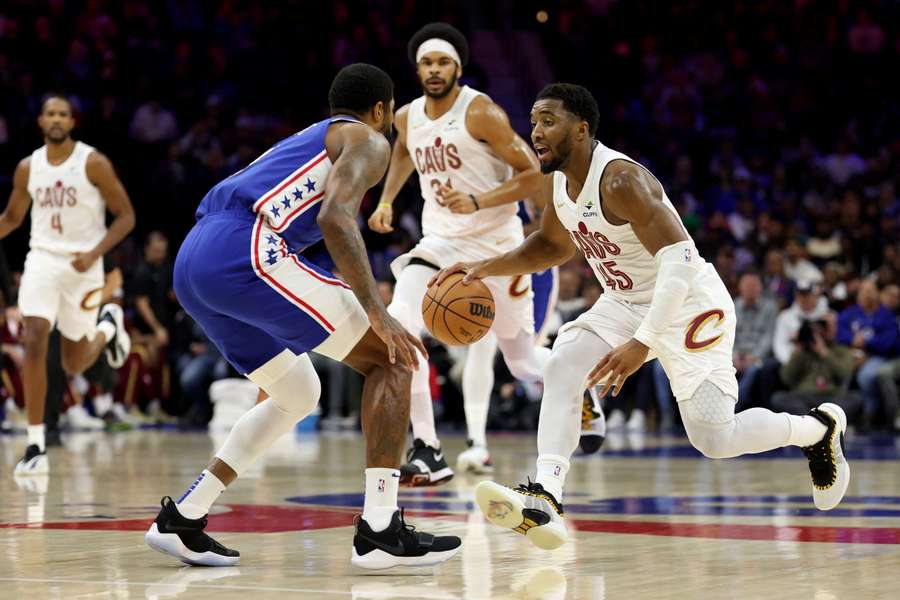 Donovan Mitchell, a gran nivel contra los Sixers