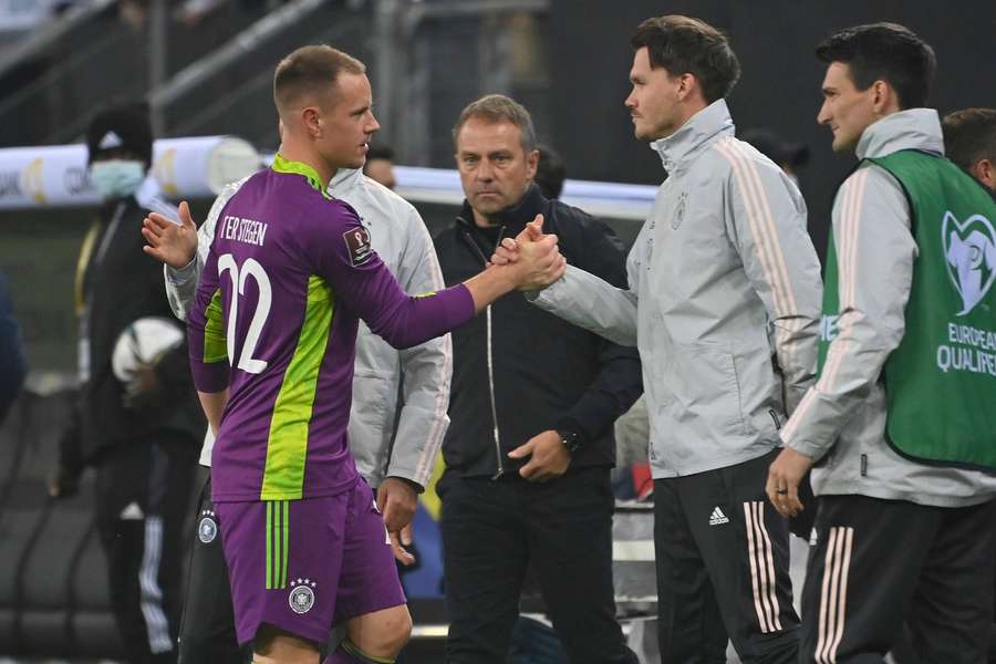 Hansi Flick și Ter Stegen