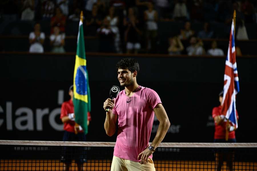 Alcaraz entrega declaraciones en Rio