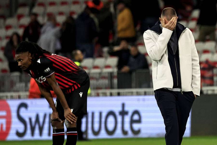 Didier Digard dépité après la défaite des siens ce jeudi.