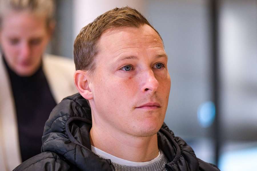 Martin Petersen bei der Verhandlung im DFB-Sportgericht.