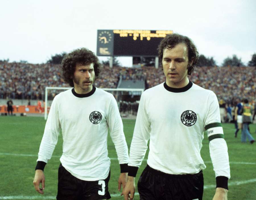 Beckenbauer fez história com a camisa da Alemanha