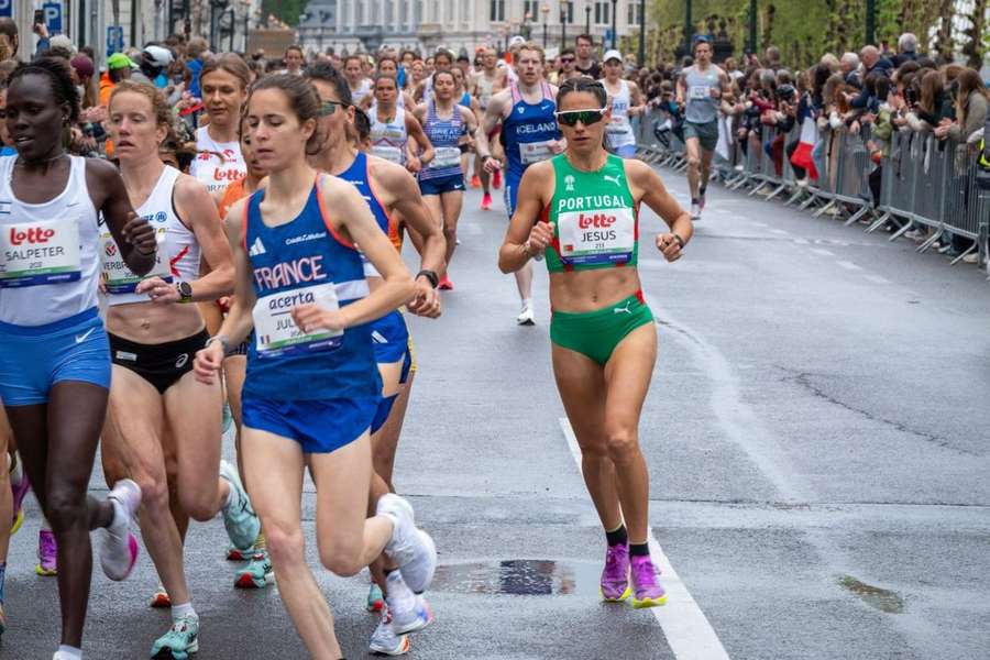 Solange Jesus foi sexta classificada na maratona dos Campeonatos da Europa de Estrada