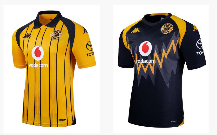 Kaizer Chiefs' home and away kits in 2026/27 Kaizer Chiefs' home and away kits in 2026/27