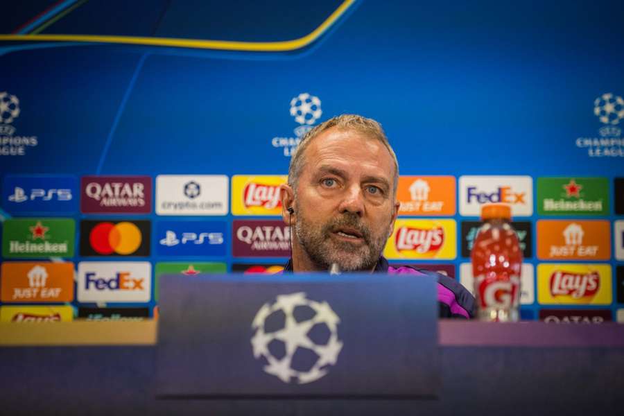 Flick, en la víspera del partido ante el Eintracht