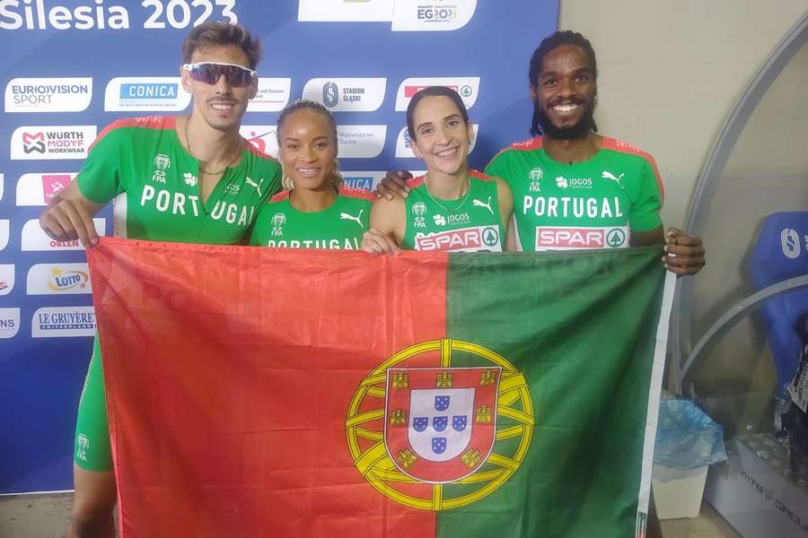 A equipa portuguesa