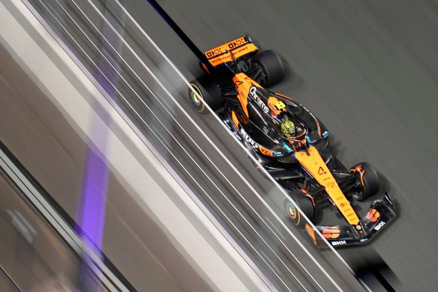 Lando Norris beim 3. Freien Training in Saudi-Arabien.