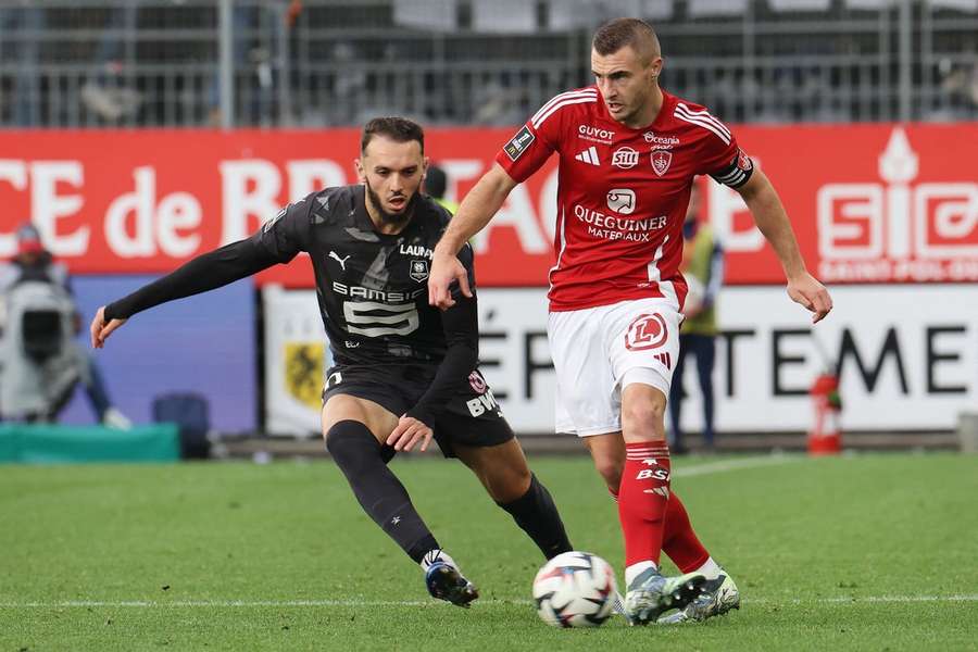 Gouiri en el Brest-Stade Rennes