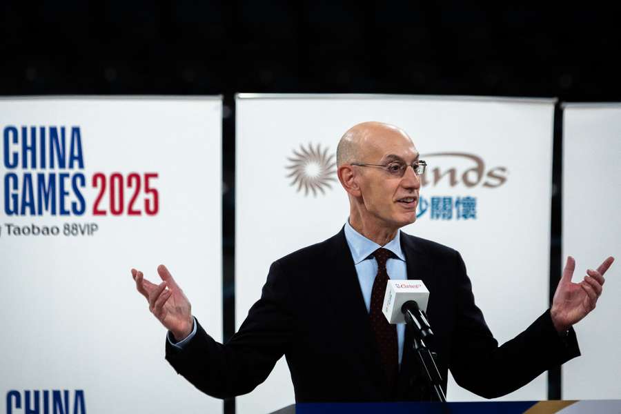 Adam Silver en Chine le 9 octobre.