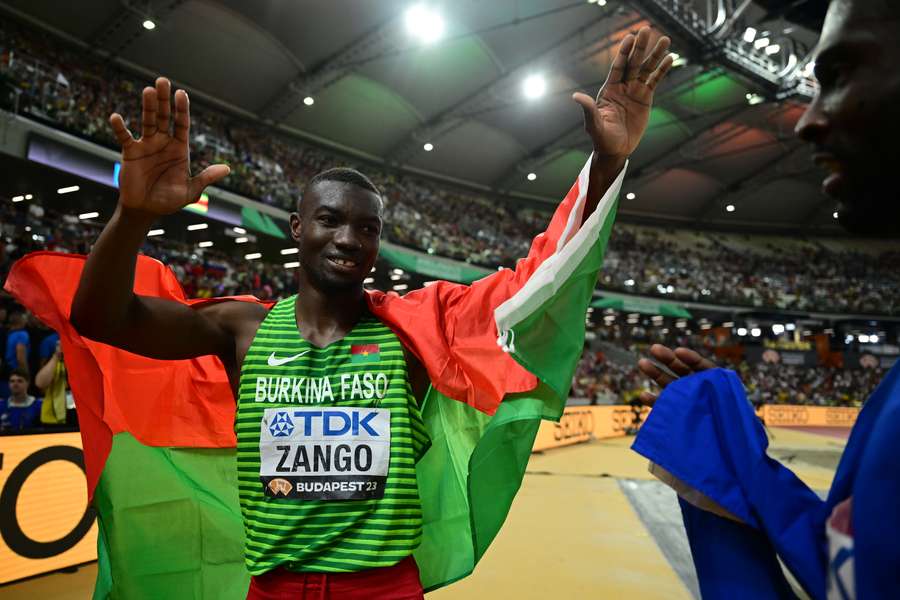 Zango après sa victoire.