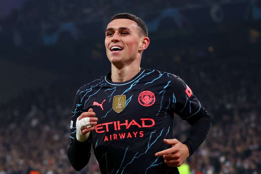 Phil Foden made his 50th appearance in the Champions League against Copenhagen on Tuesday
