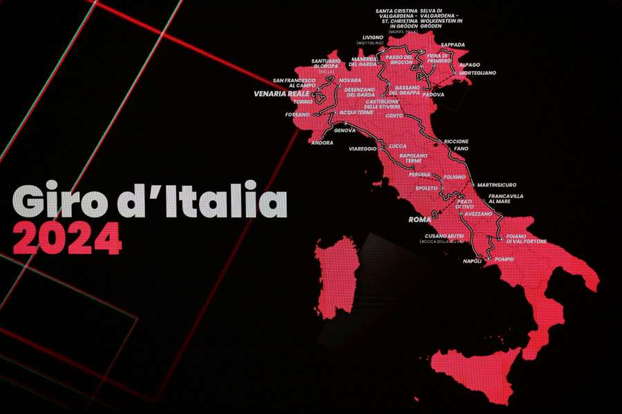 Die Route des Giro d'Italia 2024