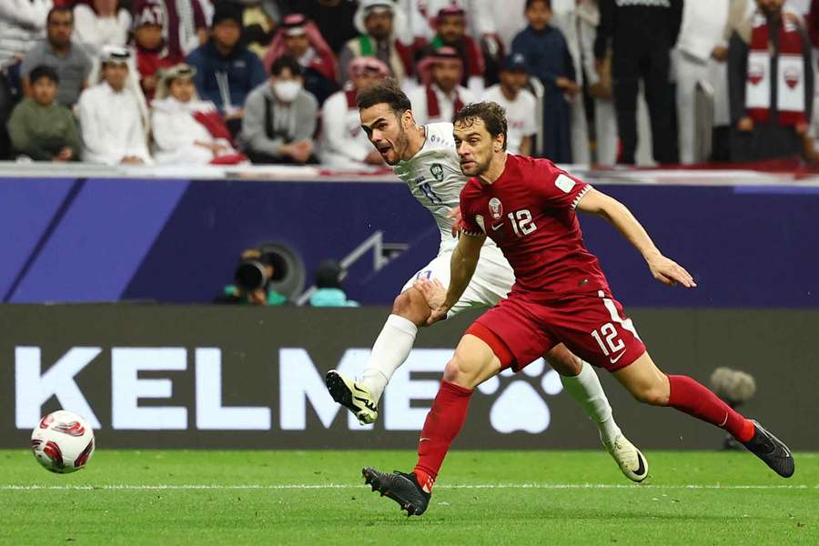 Qatar's Lucas Mendes in action