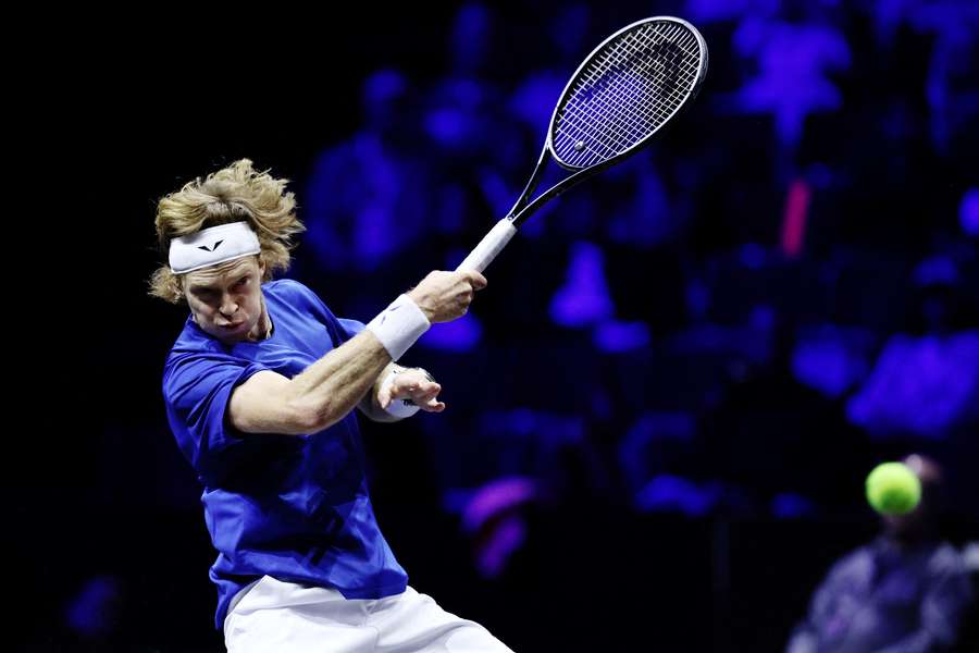 Andrey Rublev ist beim Laver Cup in Kanada für Team Europa im Einsatz.