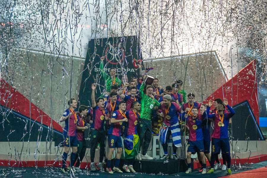 Barcelona celebrate their title