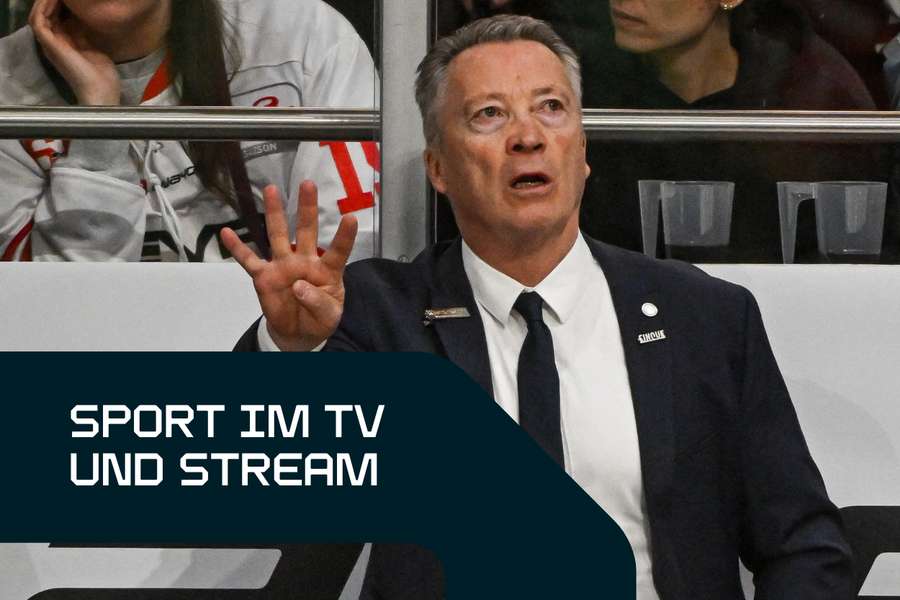 Sport live am Freitag: DEB-Bundestrainer Harold Kreis jagt mit den deutschen Eishockey-Herren nach der vierten WM-Medaille.