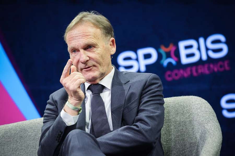 Watzke auf der SpoBis in Hamburg.