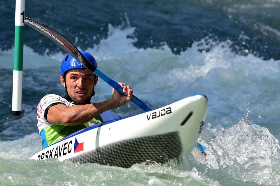 Jiří Prskavec na závodě SP v Tacenu.