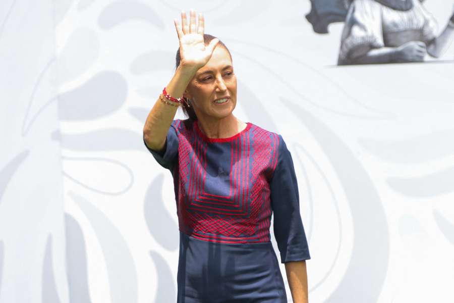 Claudia Sheinbaum ce mardi. Claudia Sheinbaum ce mardi.