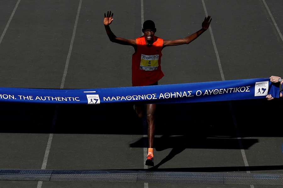 Kipkorir won the Sydney Marathon in 2024 in a course record time and the Frankfurt Marathon in 2022 and 2023